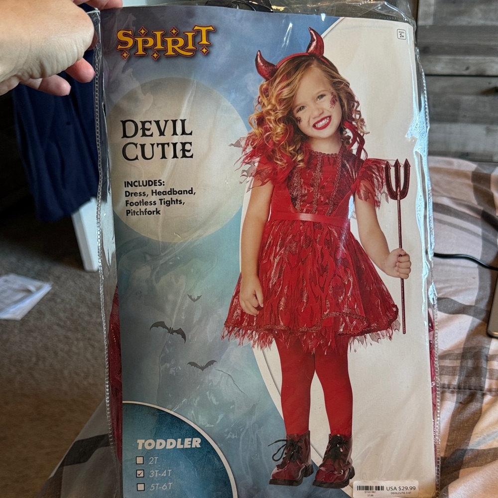 Spirit Red Devil Cutie Toddler Costume